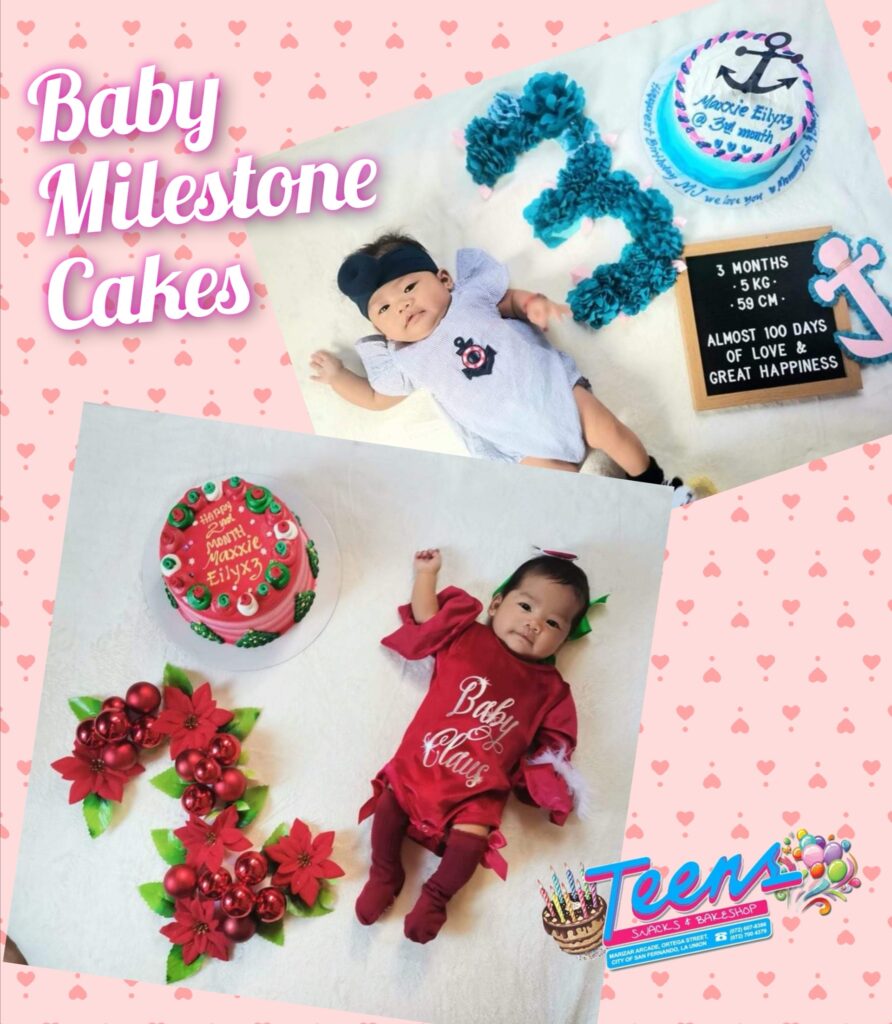 Baby Milestone Cakes